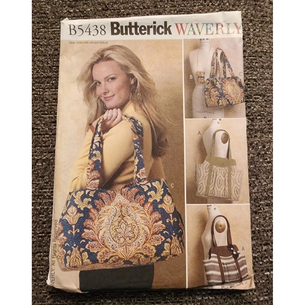 Butterick Waverly Purse‎ Pattern #B5438